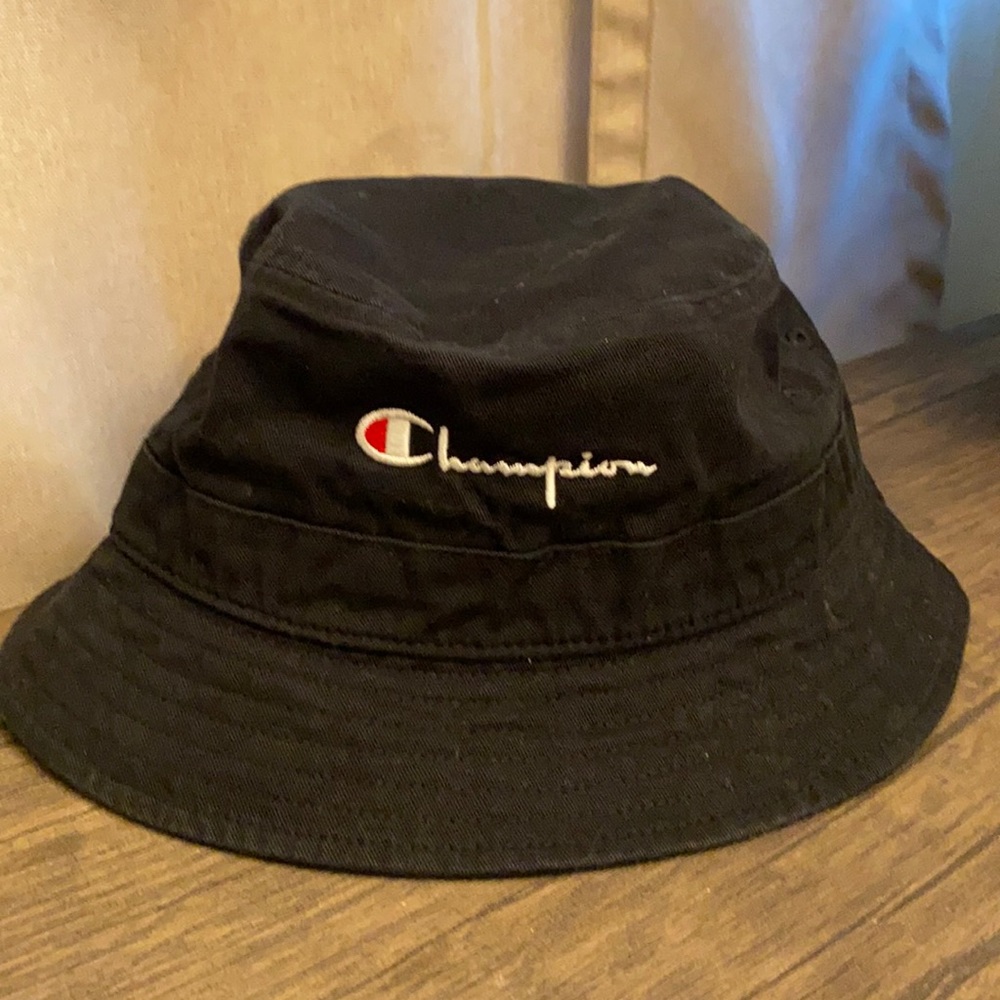 Champion Black Bucket Hat